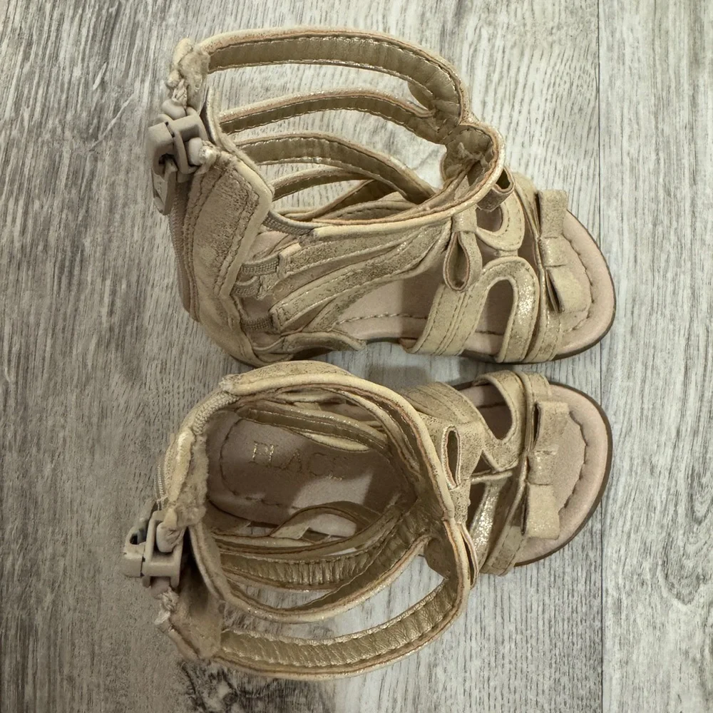 The Children's Place Tan Gladiator Sandals